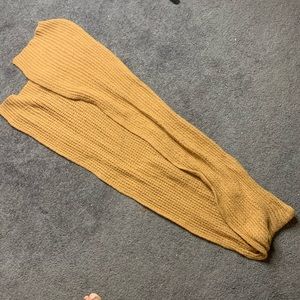 Tan Knit Scarf